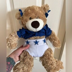 Dallas cowboy cheerleader bear